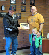 Todd Bingman Raffle winner