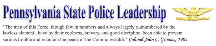 Pennsylvania State Police Leadership