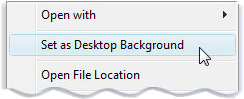 Set as Desktop Background
